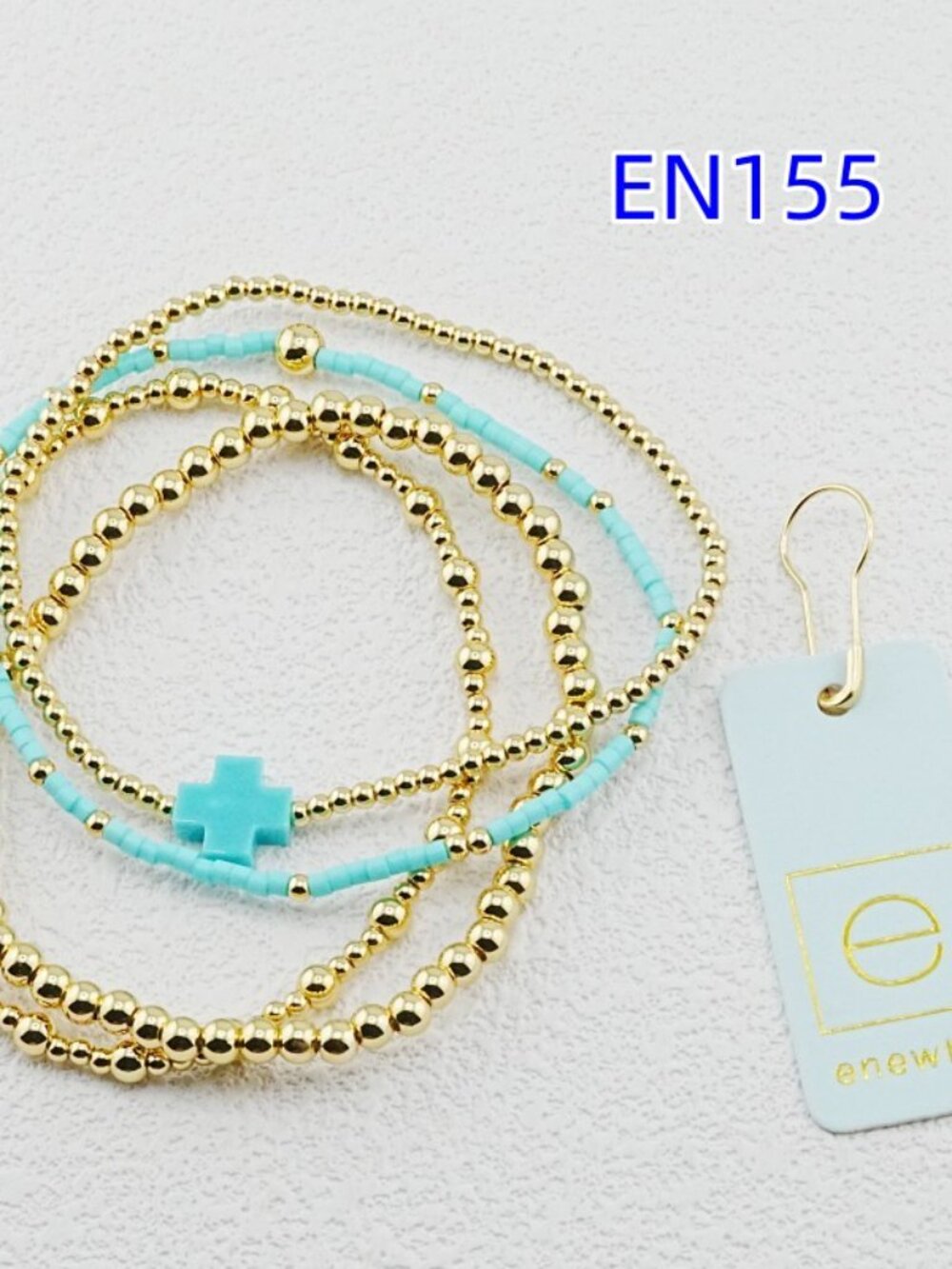 Enewton Colorful Cross Bracelet Set - Picture 2 of 2